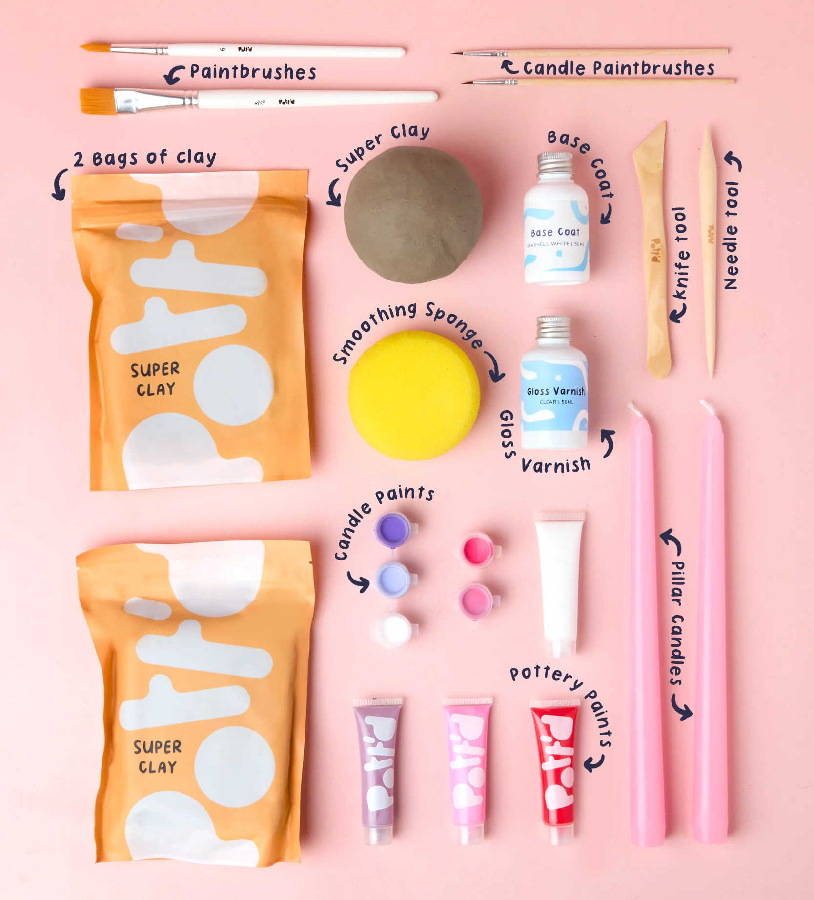 Girl’s Night In: Candle Painting Kit - Image 9