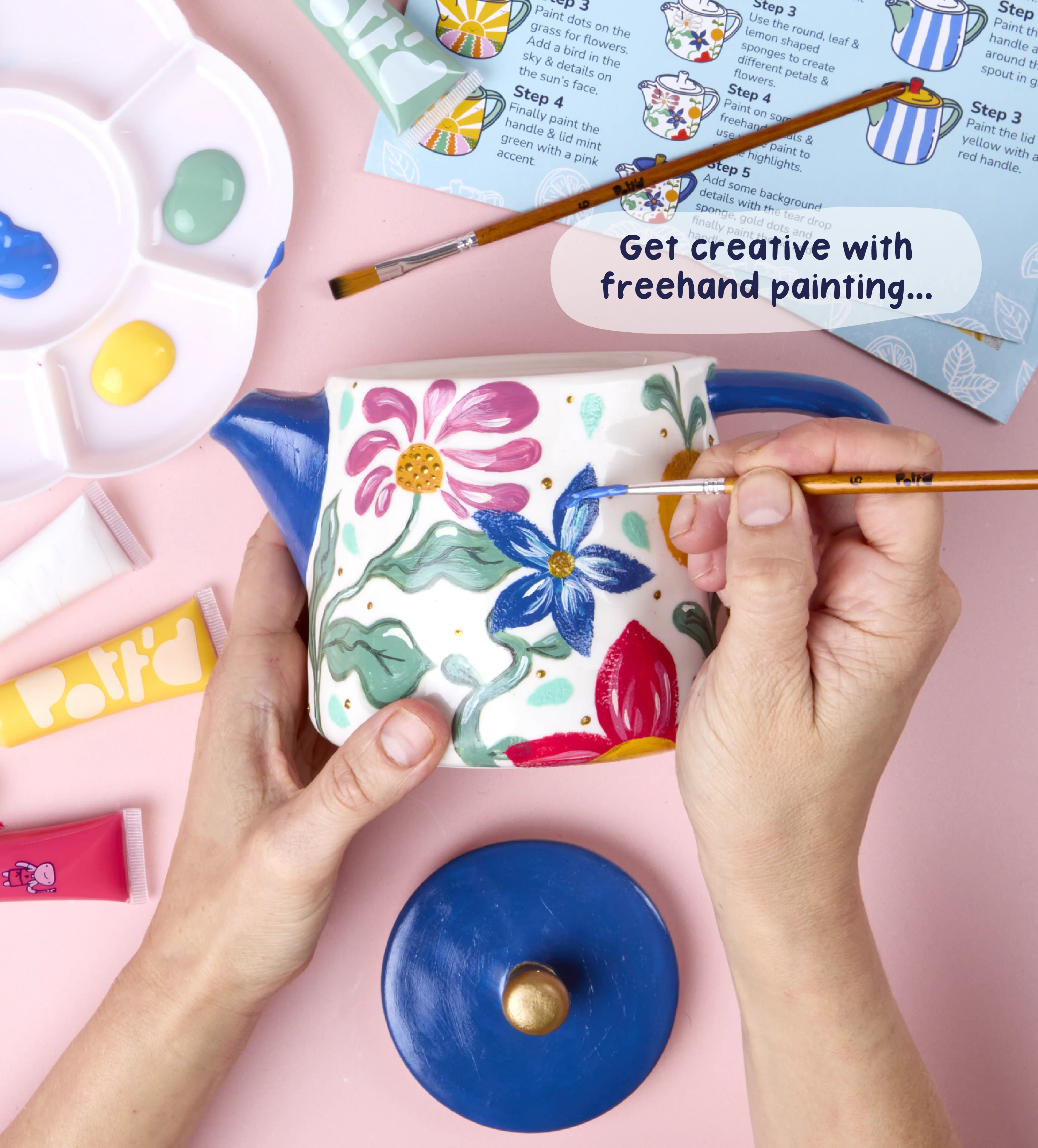 Paint-a-Tea Pot - Image 3